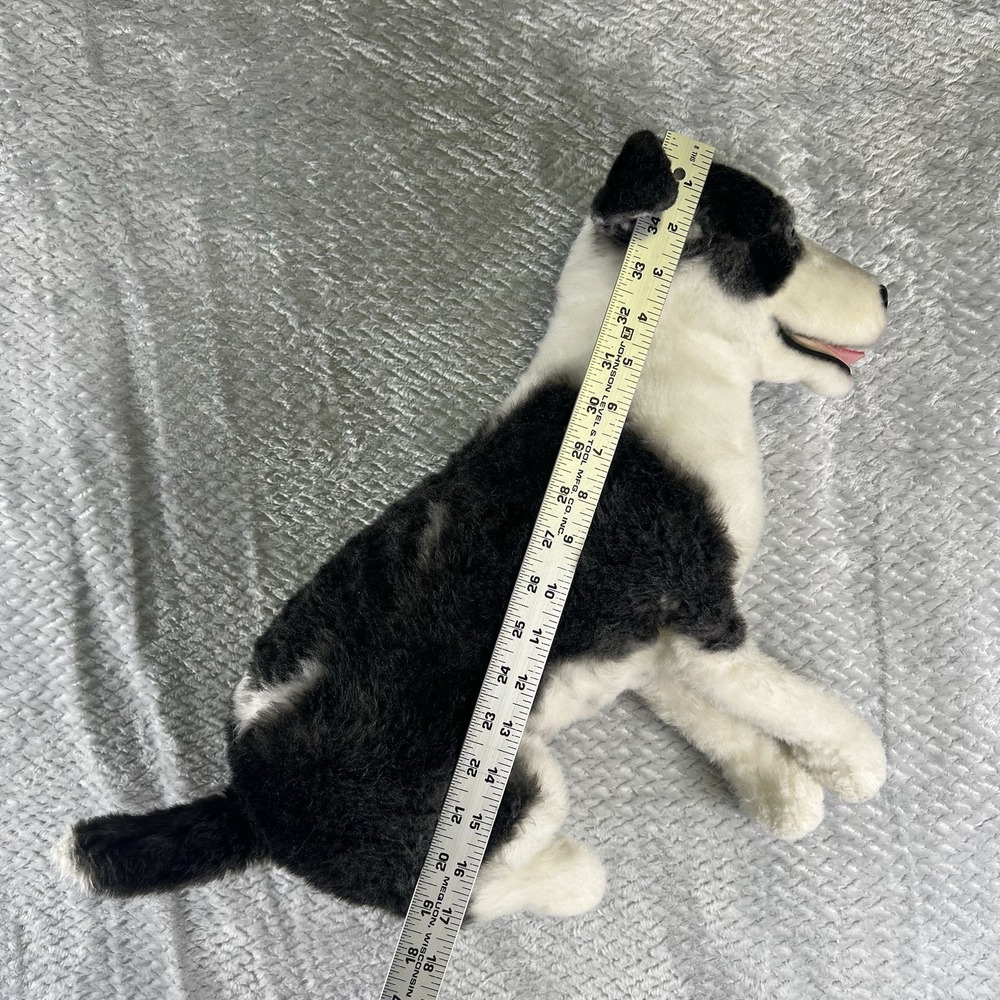 Cuddle Clones Custom Border Collie Herding Mix Dog Plush Maggie Black White Toy - Picture 9 of 13